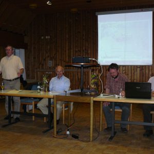 Das Podium war fachkundig besetzt