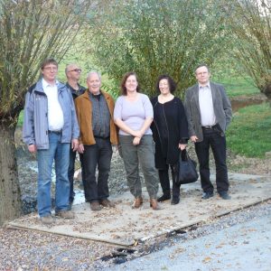 SPD-Fraktion begutachtet die Renaturierung des Wameler Baches