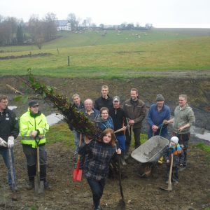 Spass und Freude bei der Gestaltung des Wameler Baches