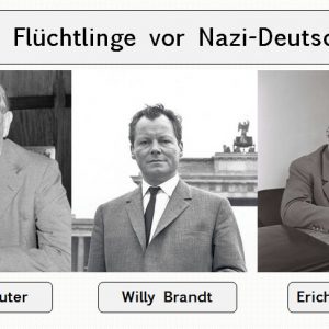 Flüchtlinge vor NAZI Deutschland