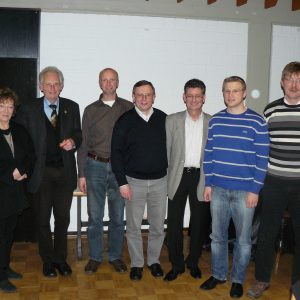 Der in der Jahreshauptversammlung 2010 ergänzte Vorstand der Sozialdemokraten vom Möhnesee